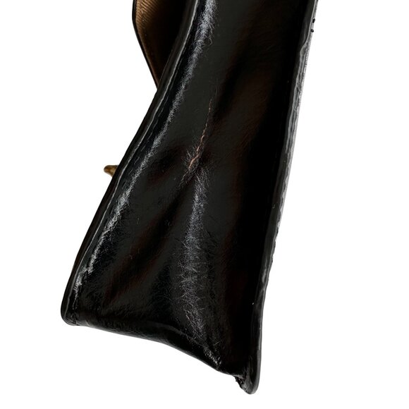 Kelsi Dagger Black Crossbody with Gold Clasp - Picture 15 of 16